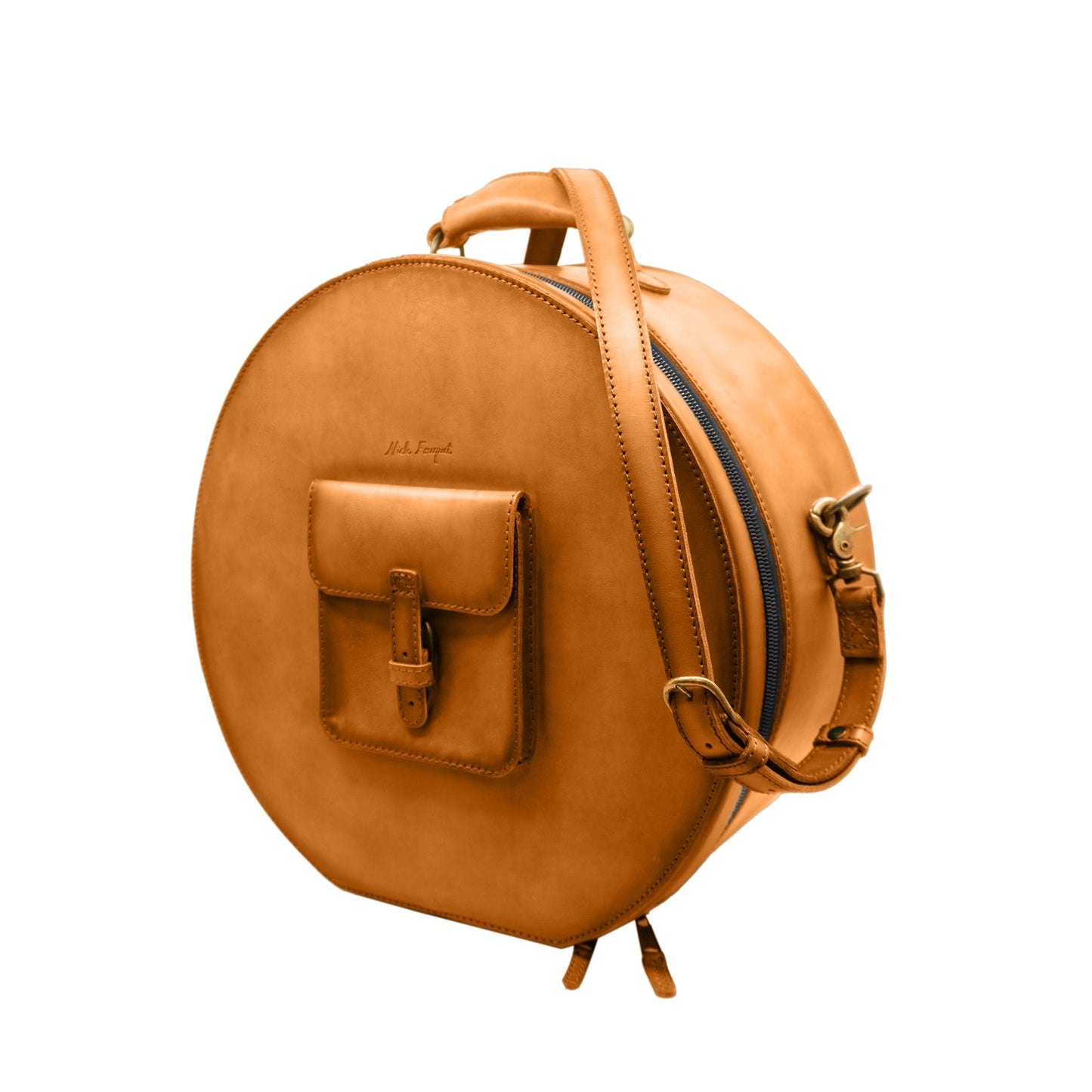 NF Travel Hat Box Brown