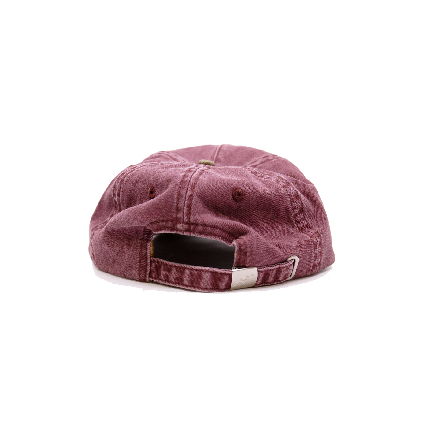 Washed cotton twill baseball cap Purple crown, moss green brim and button Aspen mushroom embroidery at front Embroidered matchstick on reverse side One size fits all Made in Los Angeles