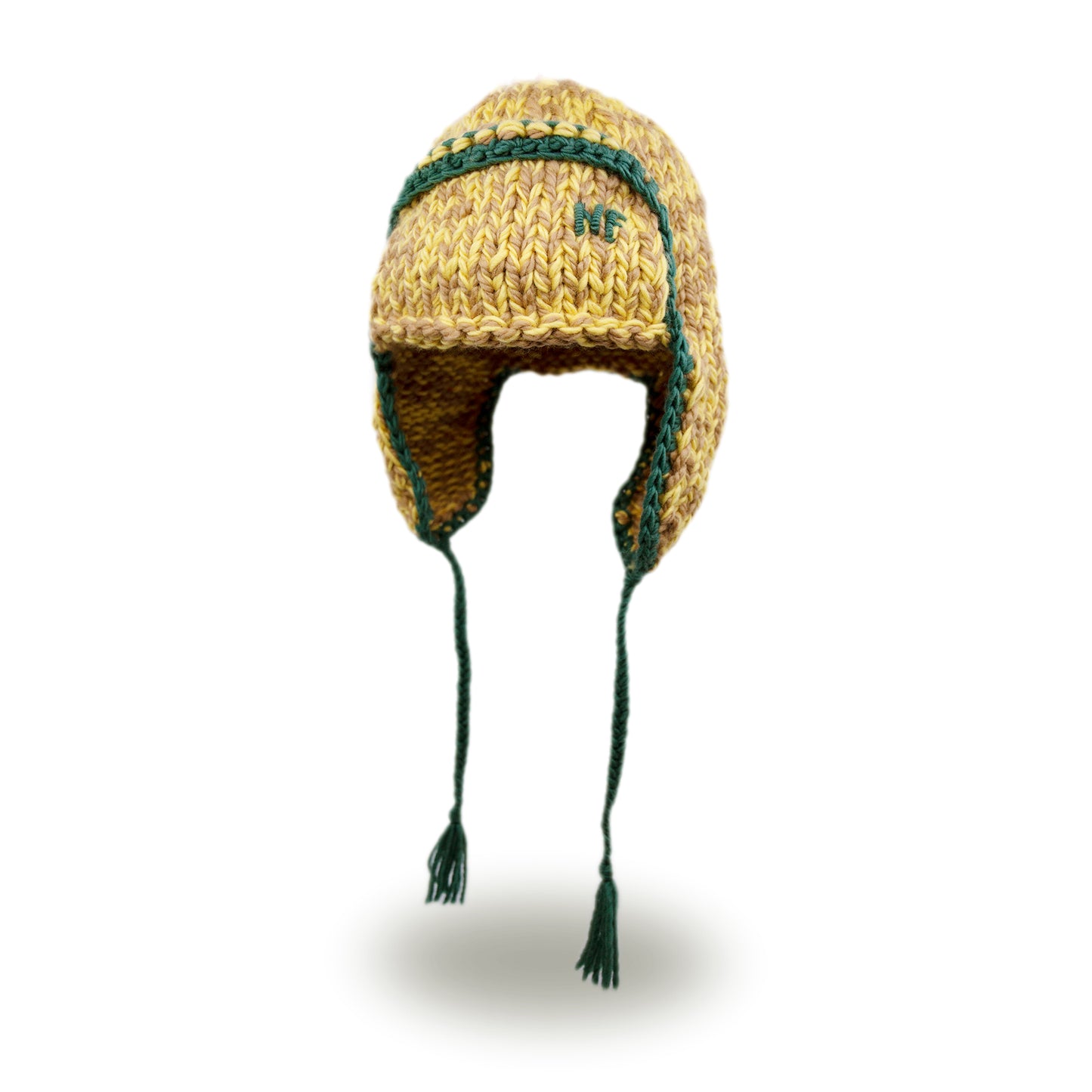 Knit Trapper - Yellow/Green