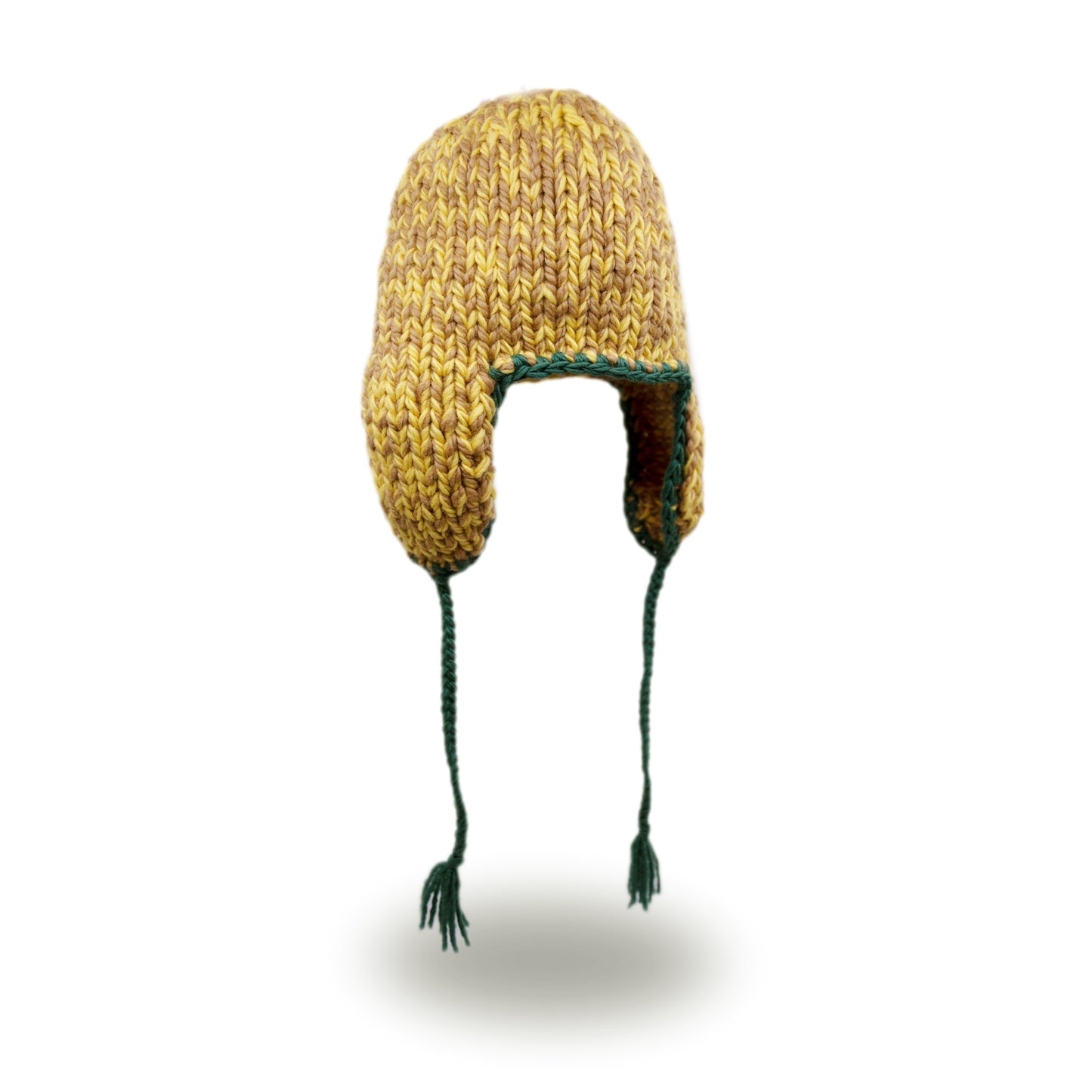 Knit Trapper - Yellow/Green
