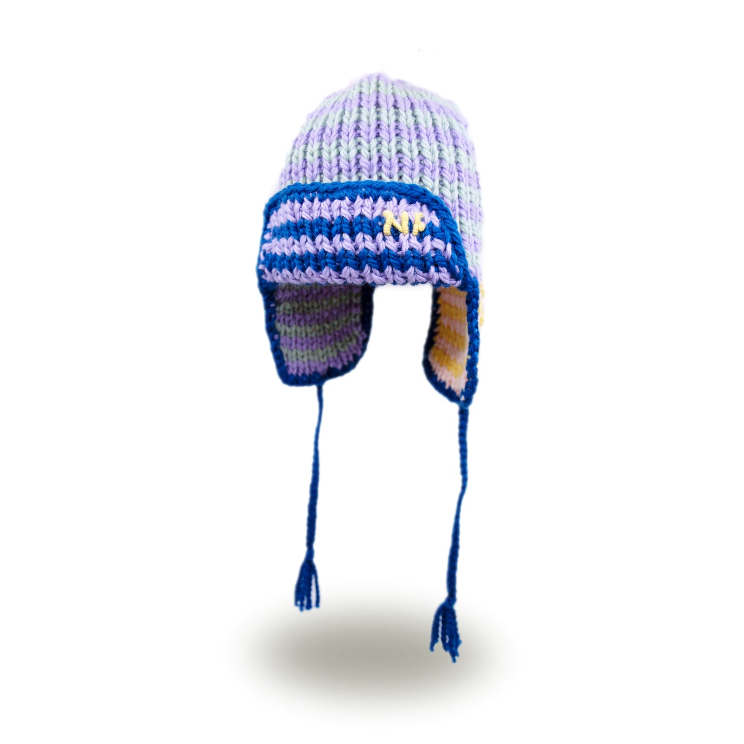 Knit Trapper - Blue