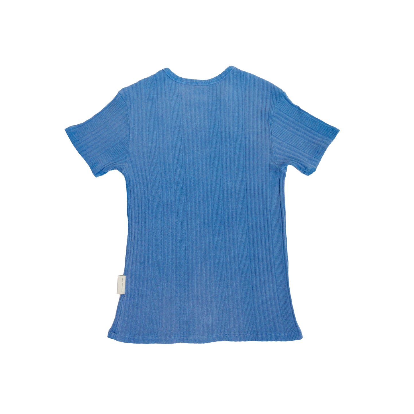 94% cotton / 6% elastane Ribbed collar Chest Pocket Enzyme washed Made in Los Angeles