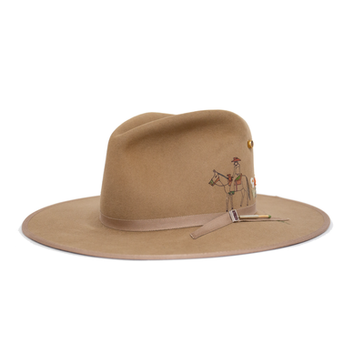 a*c様 Nick Fouquet ニックフーケ ブラウン ハット Nick Fouquet Hatmaker Venice, CA