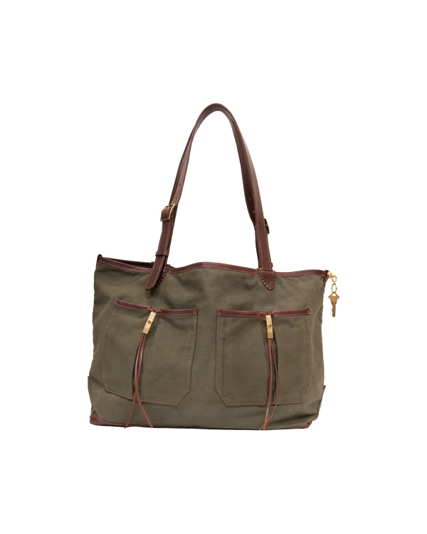 Schooner Green Tote