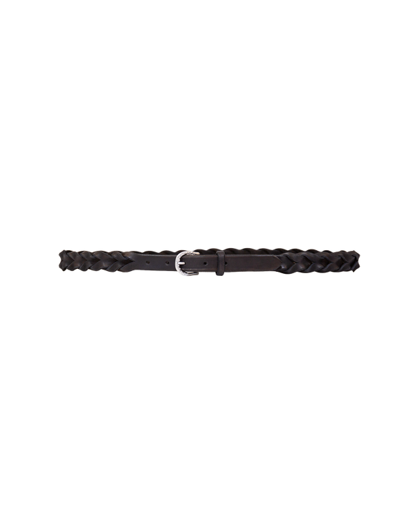 Rope Braid Noir Belt