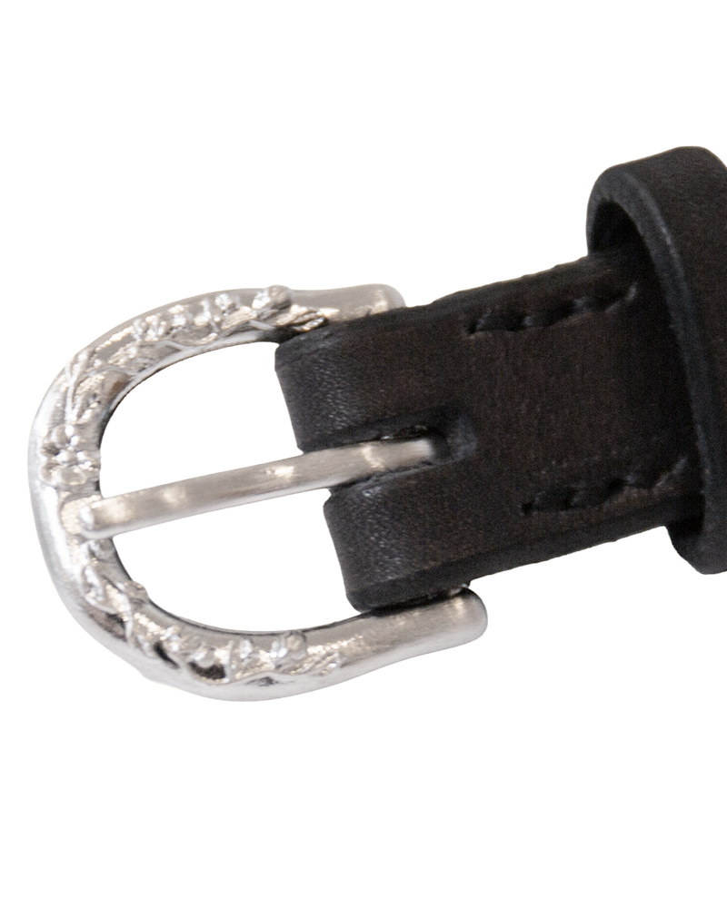 Rope Braid Noir Belt