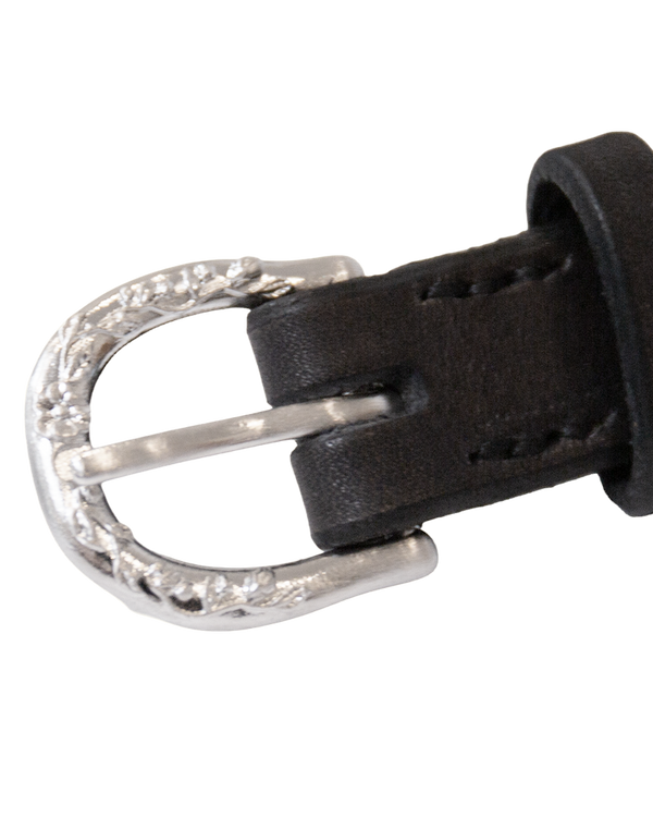 Rope Braid Noir Belt