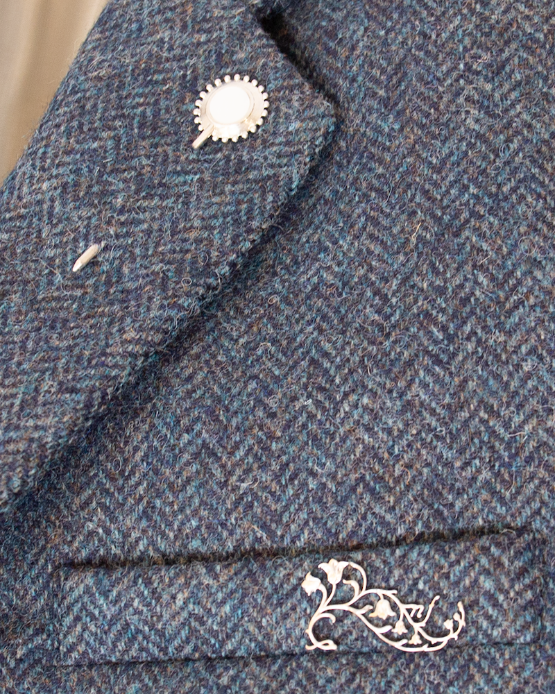 Inglaterra Bleu Sport Coat