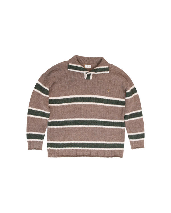 Royan Marron Stripe Sweater