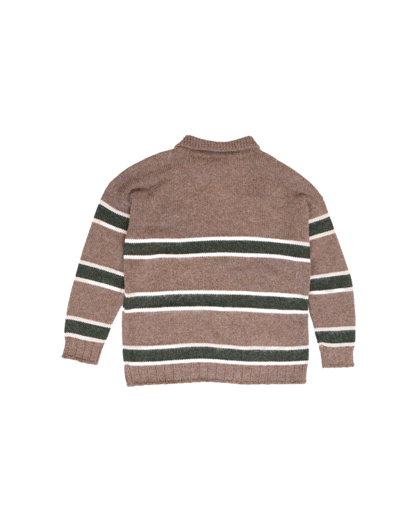 Royan Marron Stripe Sweater