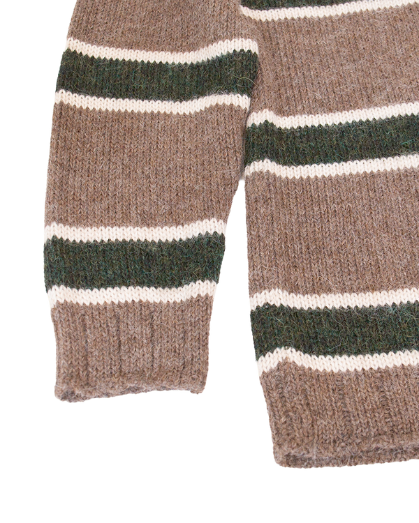 Royan Marron Stripe Sweater