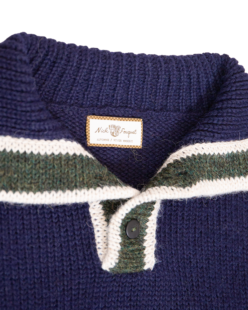 Royan Bleu Stripe Sweater