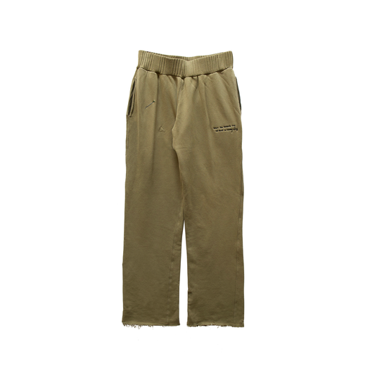 100% cotton french terry  Thick rib waistband  Raw edge hem  Matchstick embroidery  Made in Los Angeles