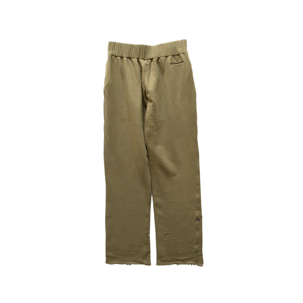 100% cotton french terry  Thick rib waistband  Raw edge hem  Matchstick embroidery  Made in Los Angeles