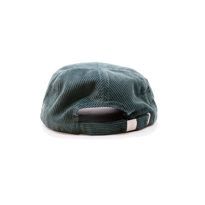 Teal blue corduroy baseball cap NF Aspen leaf  embroidery at  front Fat city embroidery at side One size fits all