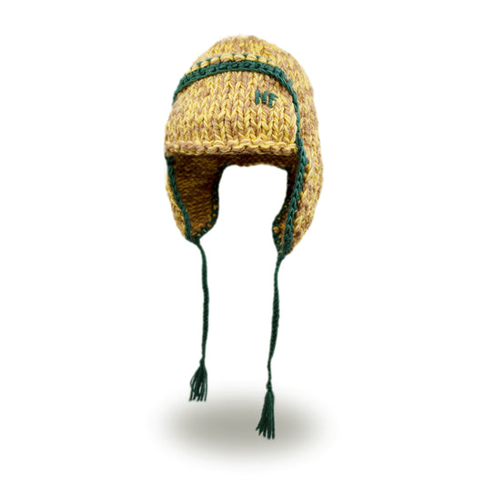 Knit Trapper - Yellow/Green