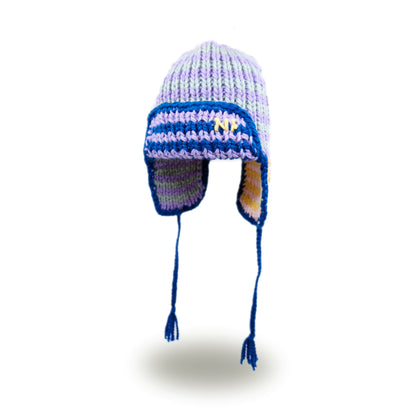 Knit Trapper - Blue