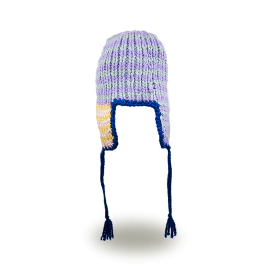 Knit Trapper - Blue