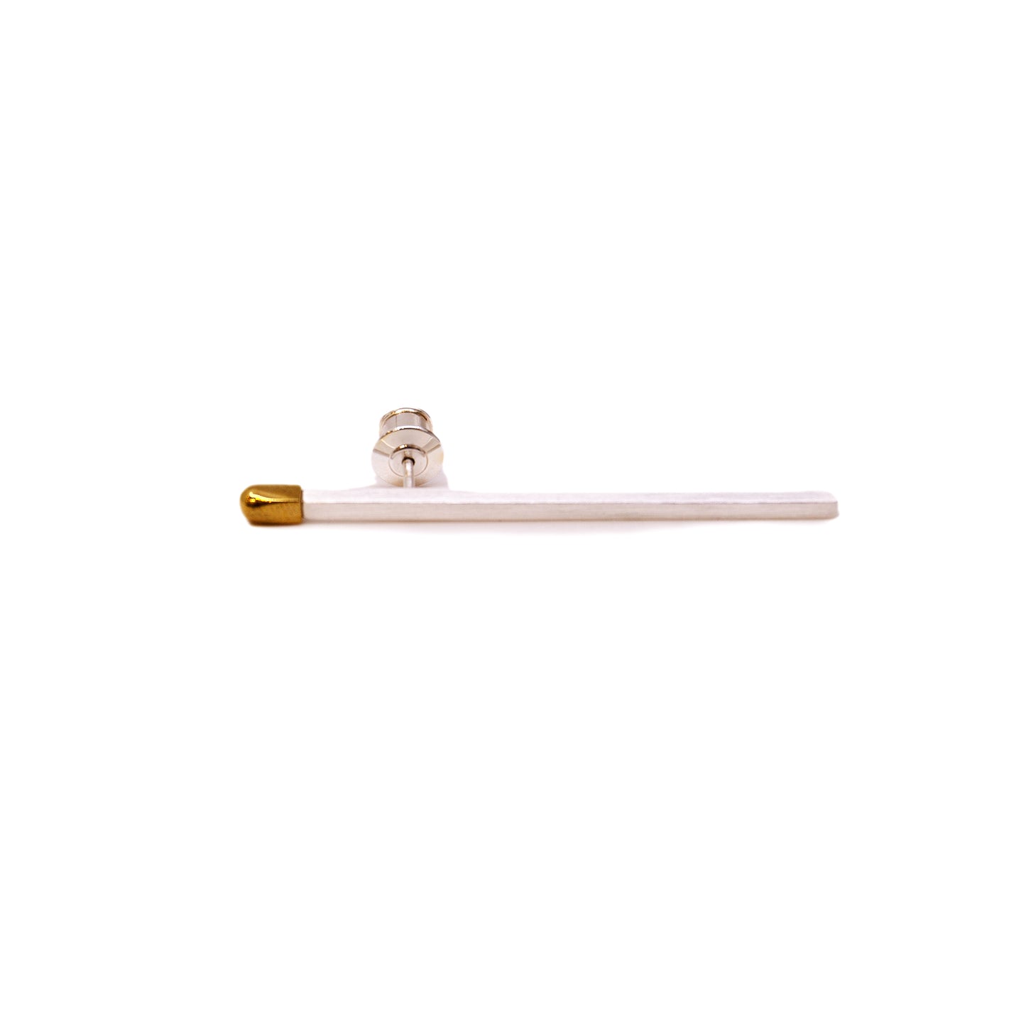 NF Matchstick Gold Pin Silver Pin with Gold plated Tip