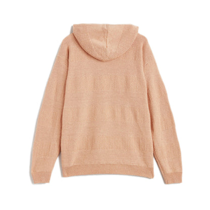 Pink Hoodie Sweater Cotton Linen 3D Stitch Solid  NF multicolor Crochet Details  Composition: 65% linen 35% cotton Dry Clean Made in Italy